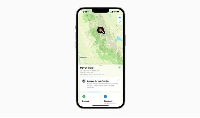 常州苹果14维修分享iPhone14系列中 FindMy功能通过卫星分享位置方法教程 