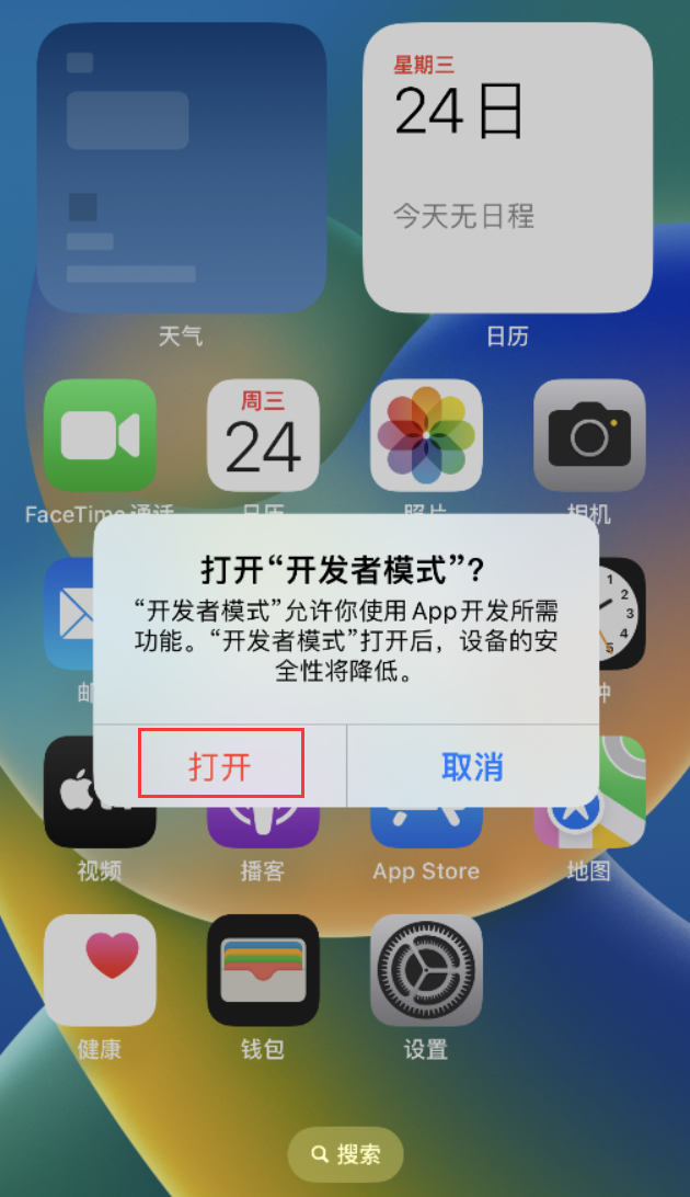 常州苹果手机维修分享如何打开开发者模式 