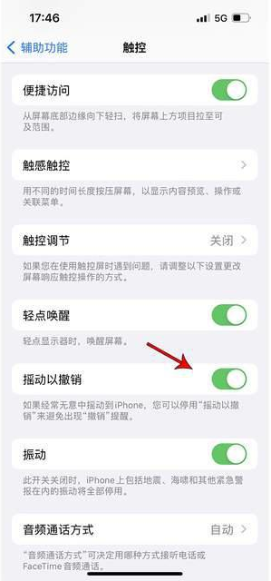 常州苹果手机维修分享iPhone手机如何设置摇一摇删除文字 